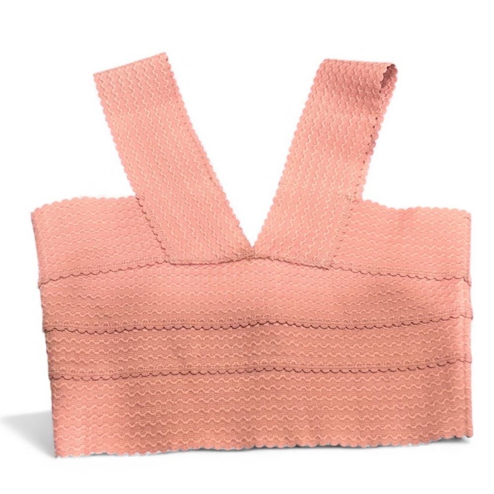 💐ANGL Ribbed Textured Crop Top Size Small - Picture 2 of 3
